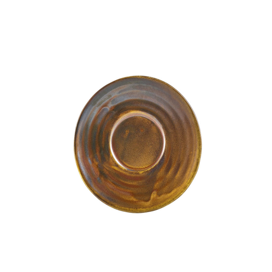TERRAPORCELAIN RUSTIC COPP SAUCER 11.5CM x6
