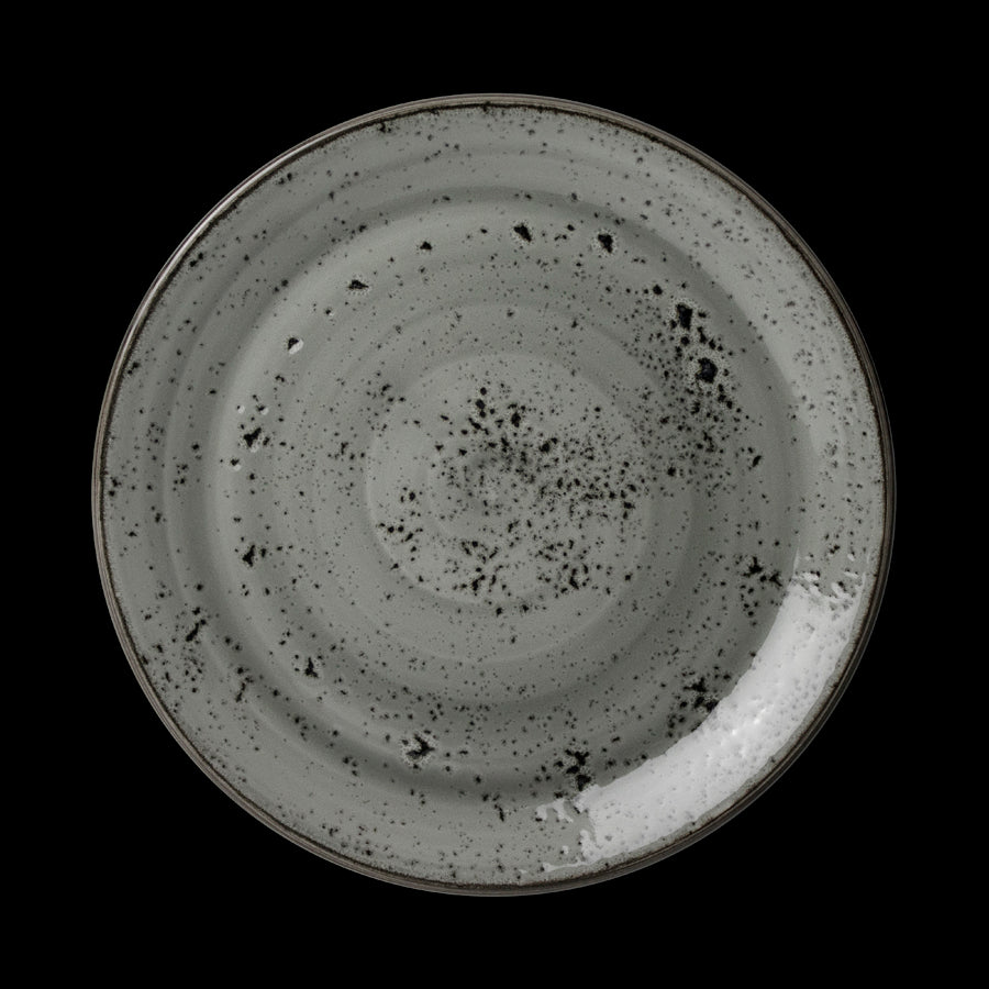 URBAN COUPE PLATE SMOKE 25.5CM (10") x12