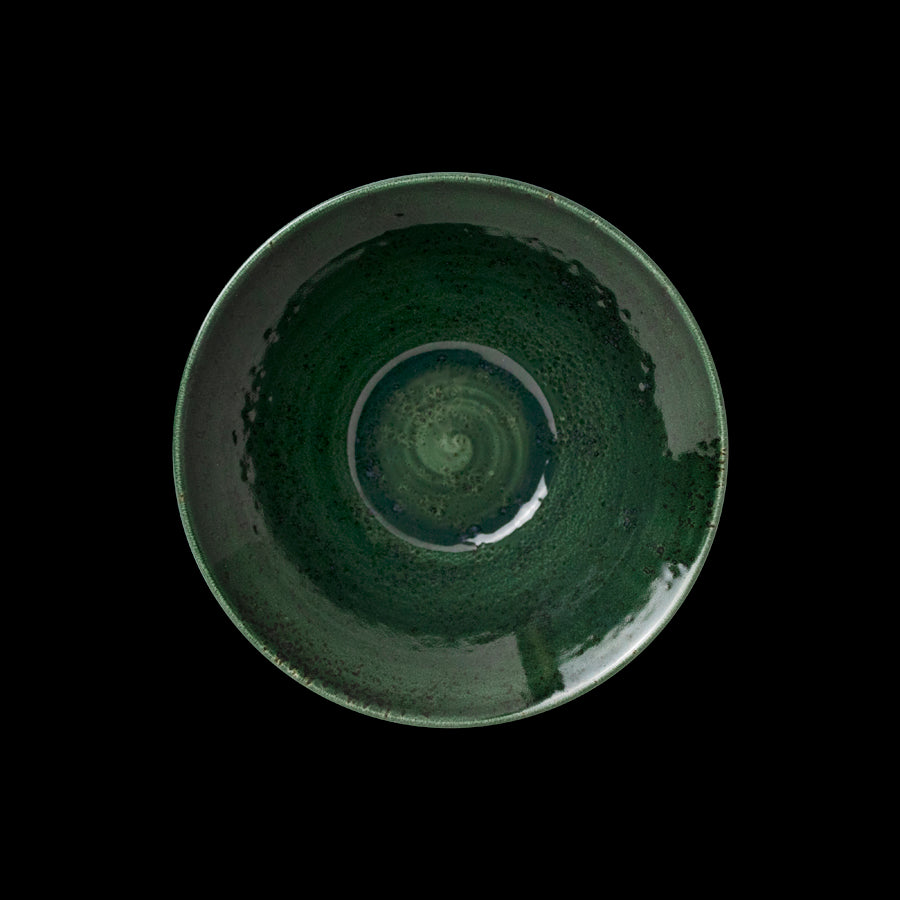 VESUVIUS ESSENCE BOWL 8" BURNT EMERALD x12