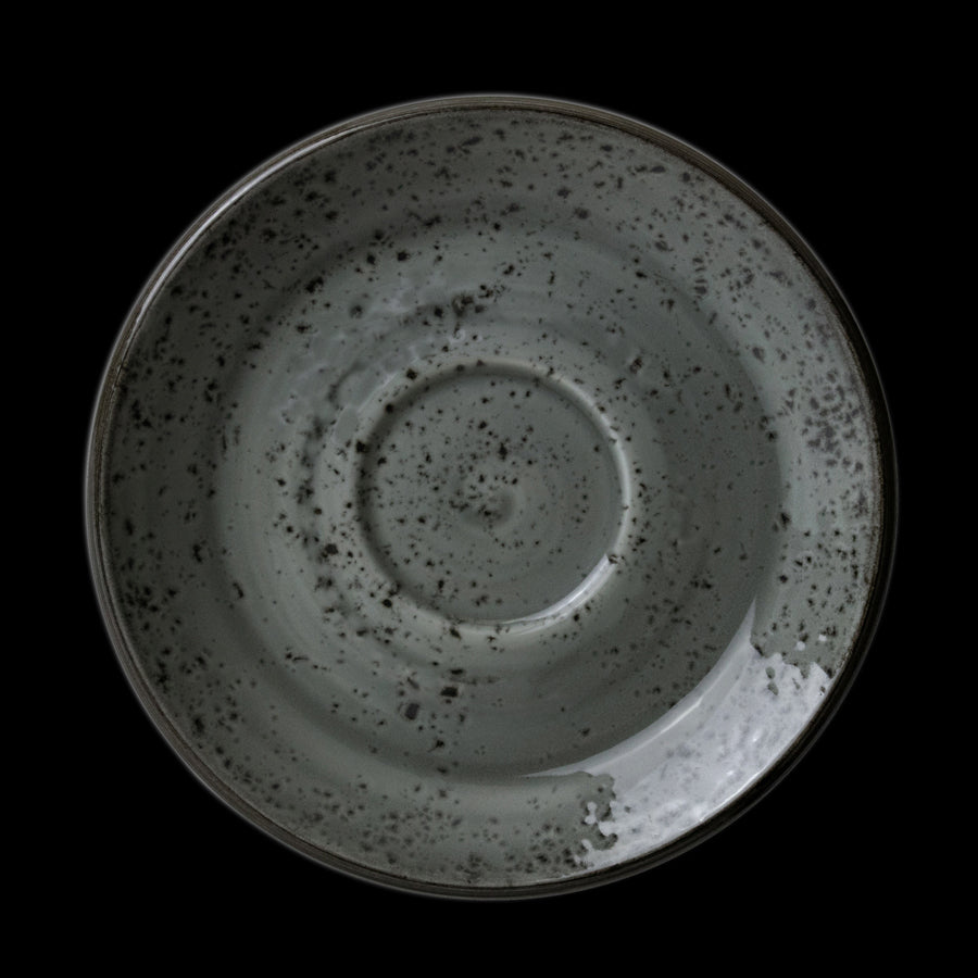 URBAN SAUCER 12.5CM 4 7/8" SMOKE x12
