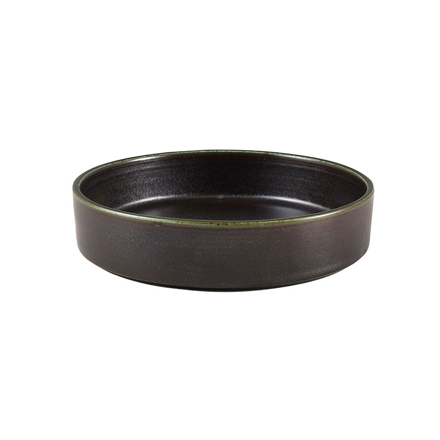 TERRAPORCELAIN BLK PRESENTATION BOWL18CM x6