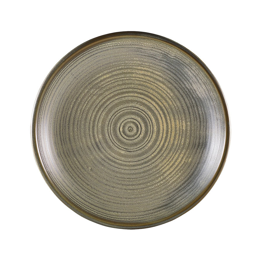 TERRAPORCELAIN GREY DEEP COUPE PLATE25CM x6