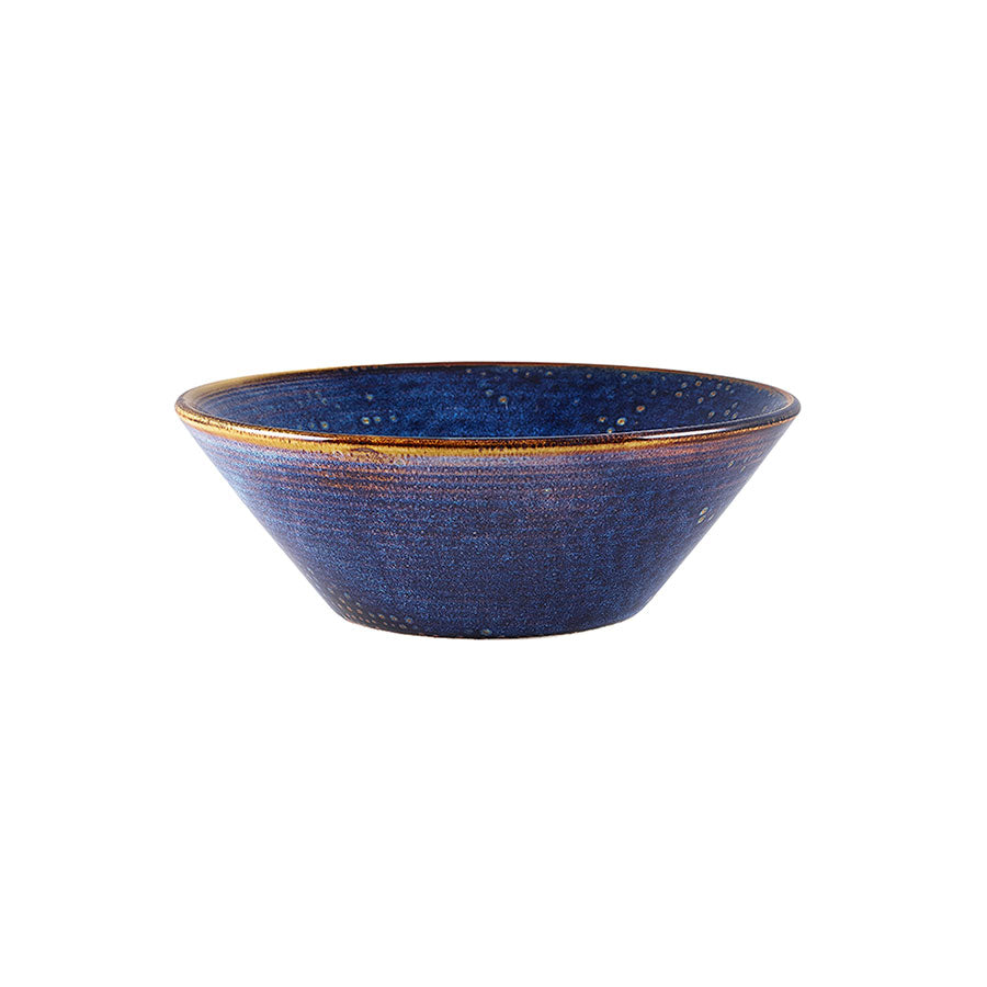 TERRA PORCELAIN AQUA CONICAL BOWL 14CM x6