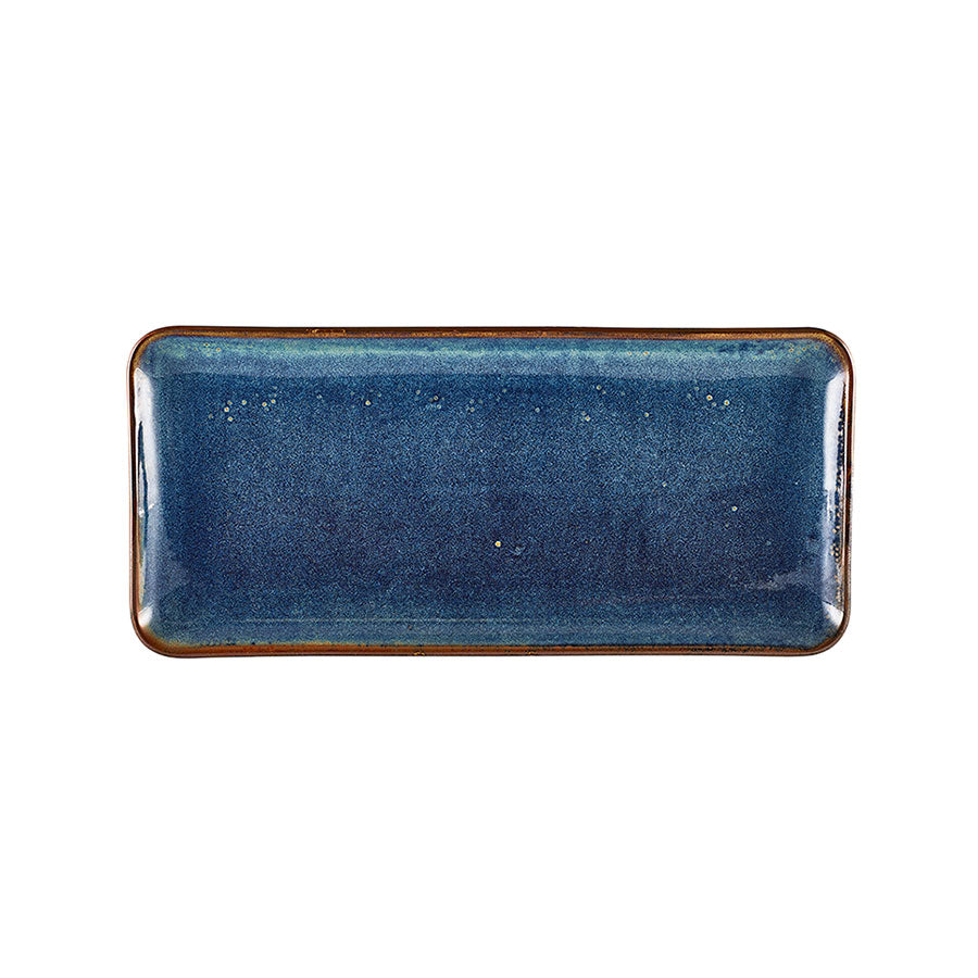 TERRA PORCELAIN AQUA PLATTER 27X12.5CM x6