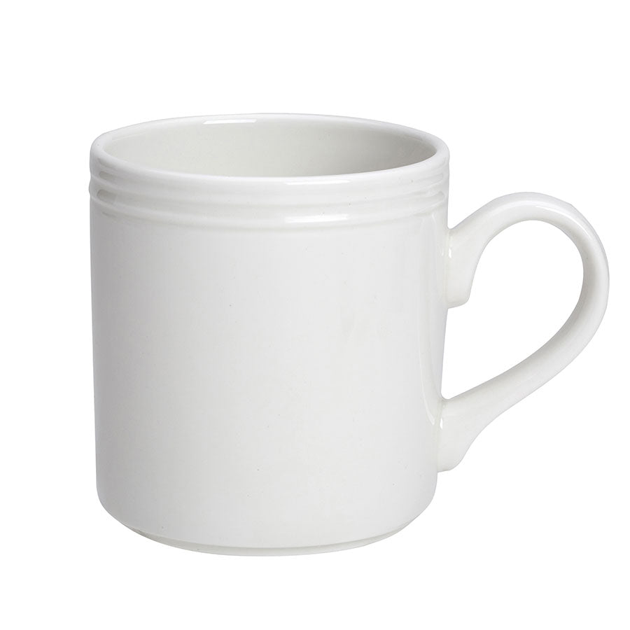 BEAD MUG 28.5CL (10OZ) WHITE x12