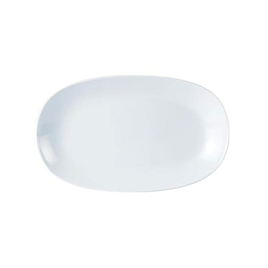 MIMOZA DEEP OVAL 29CM WHITE PORCELIN NR x4