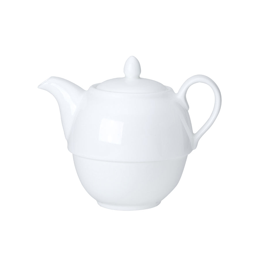 COUPE WHITE TEA FOR ONE POT 12.4CM 46CL x6