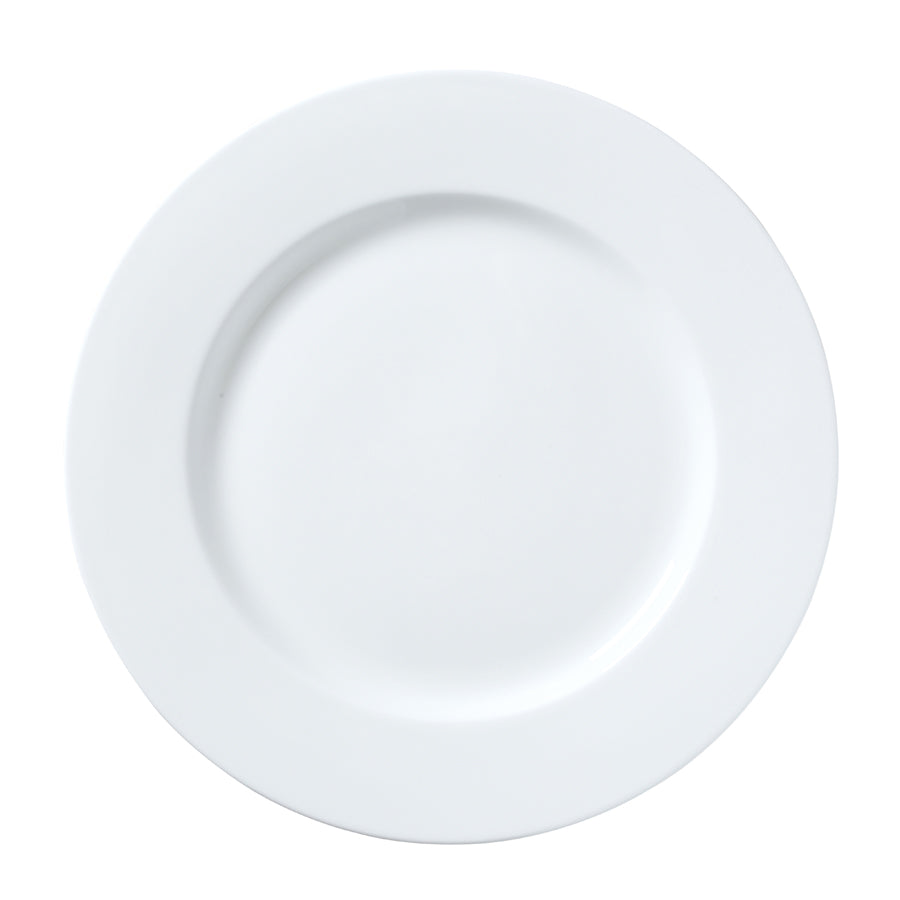 WE CLASSIC WHITE PLATE 30CM x12