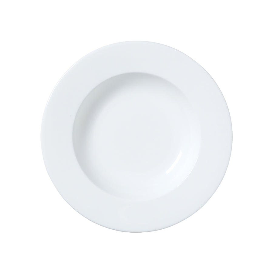 WE CLASSIC WHITE RIM BOWL 22CM 22.5CL x12