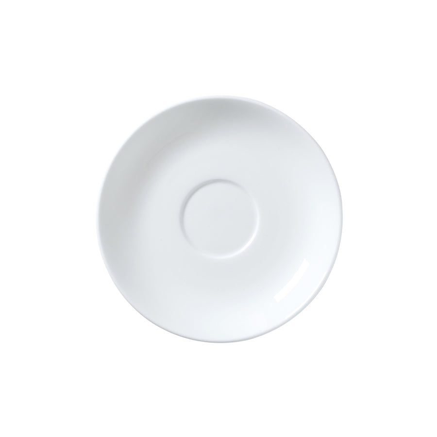 WE COUPE WHITE TEA SAUCER LOW 16CM x12