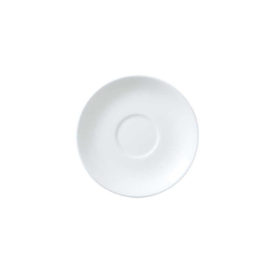 WECLASSIC WHT ESPRESSO SAUCER FITS BO972 x12