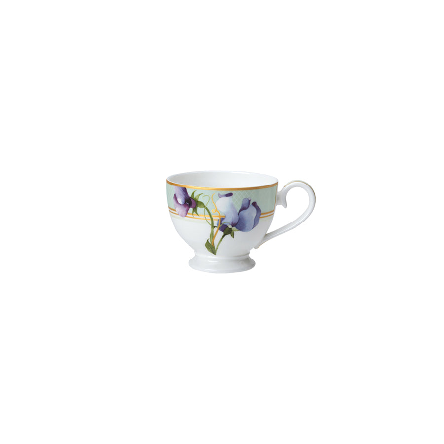 WE TRELLIS TEA CUP FOOTED CLASS 7CM 22CL x12