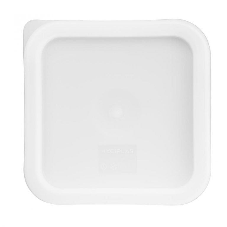 Hygiplas Square Food Storage Container Lid White Large