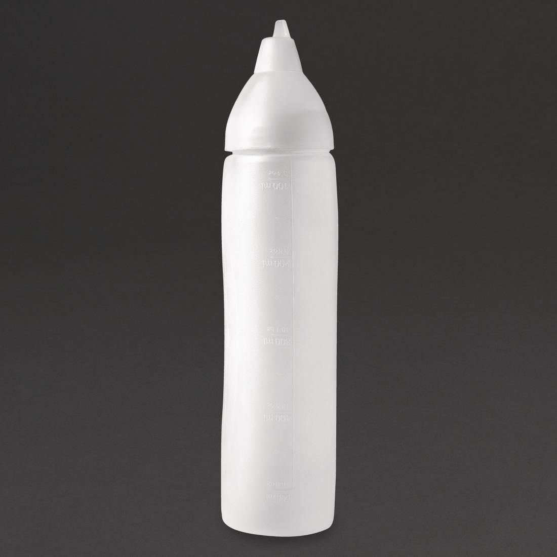 Araven Clear Non-Drip Sauce Bottle 17oz - Capacity: 500ml. Material: Polyethylene