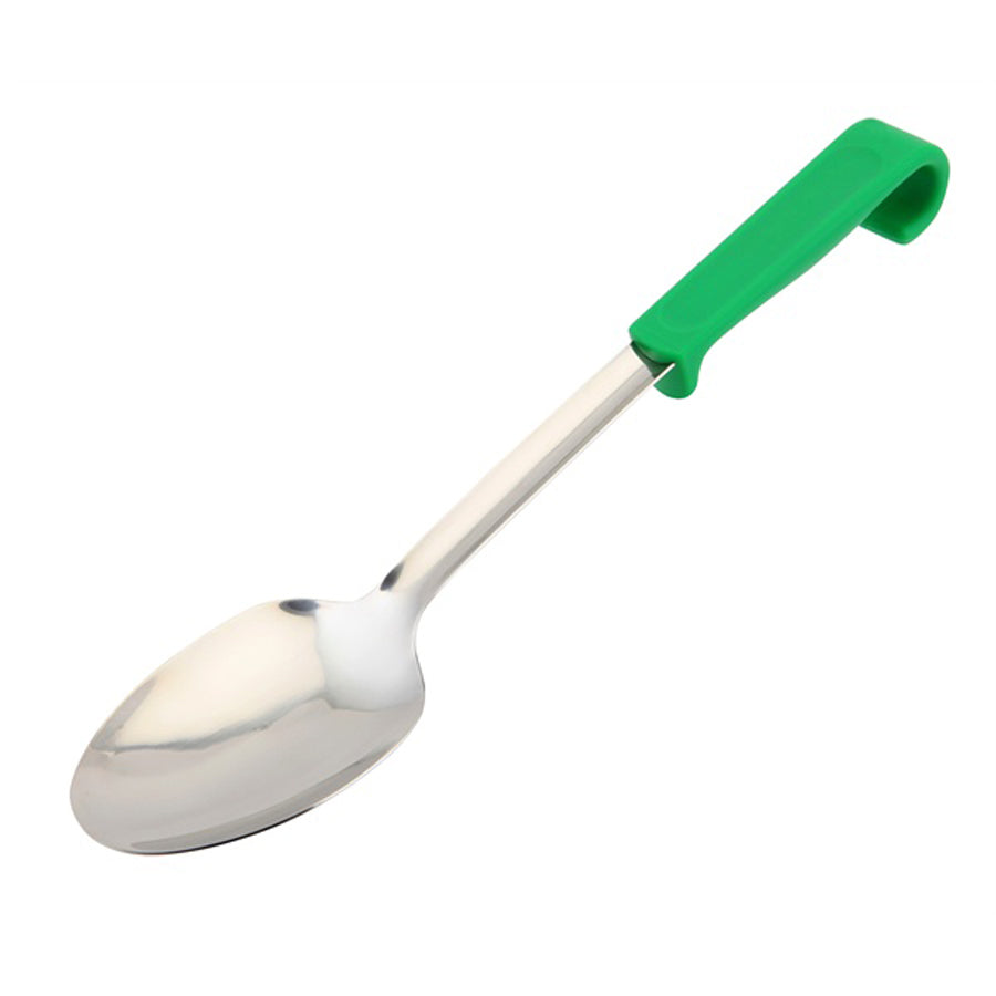 SERVING SPOON GREEN HDL 13.5"