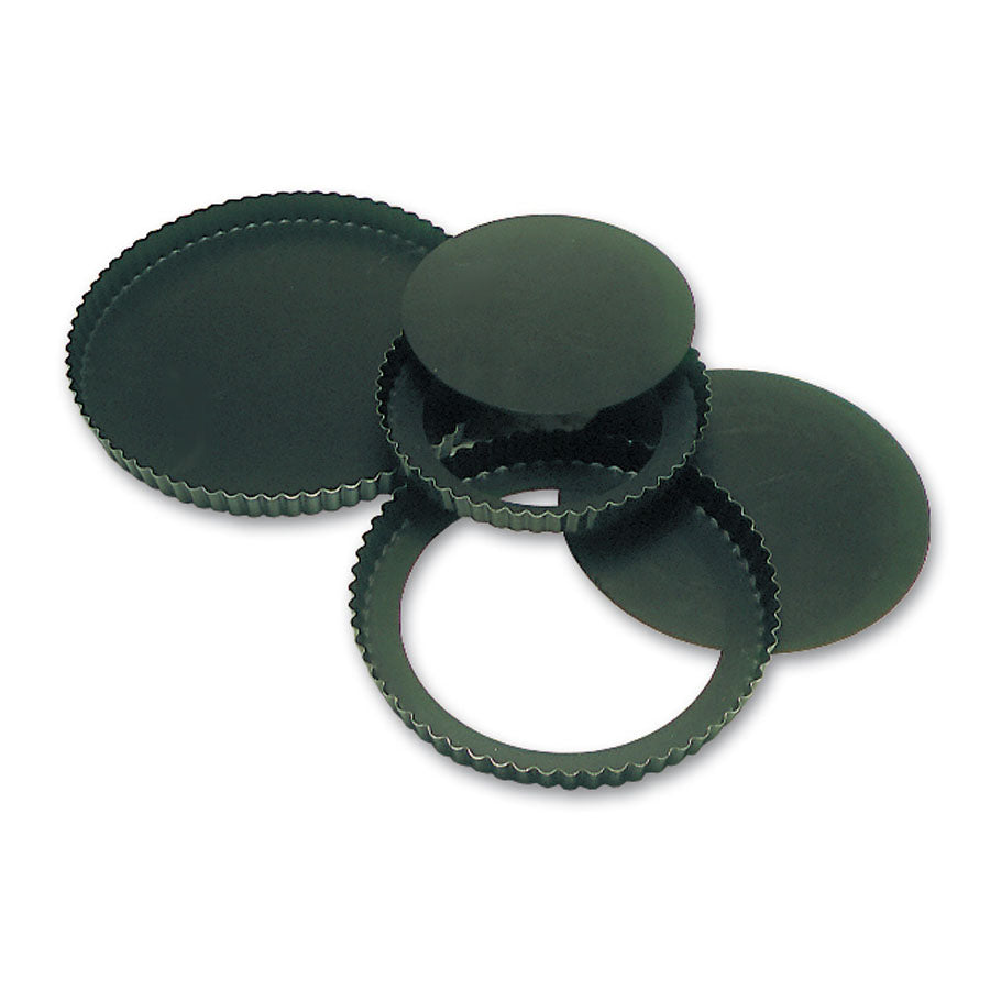 N/S FLUTED QUICHE MOULD 280X25MM DEEP