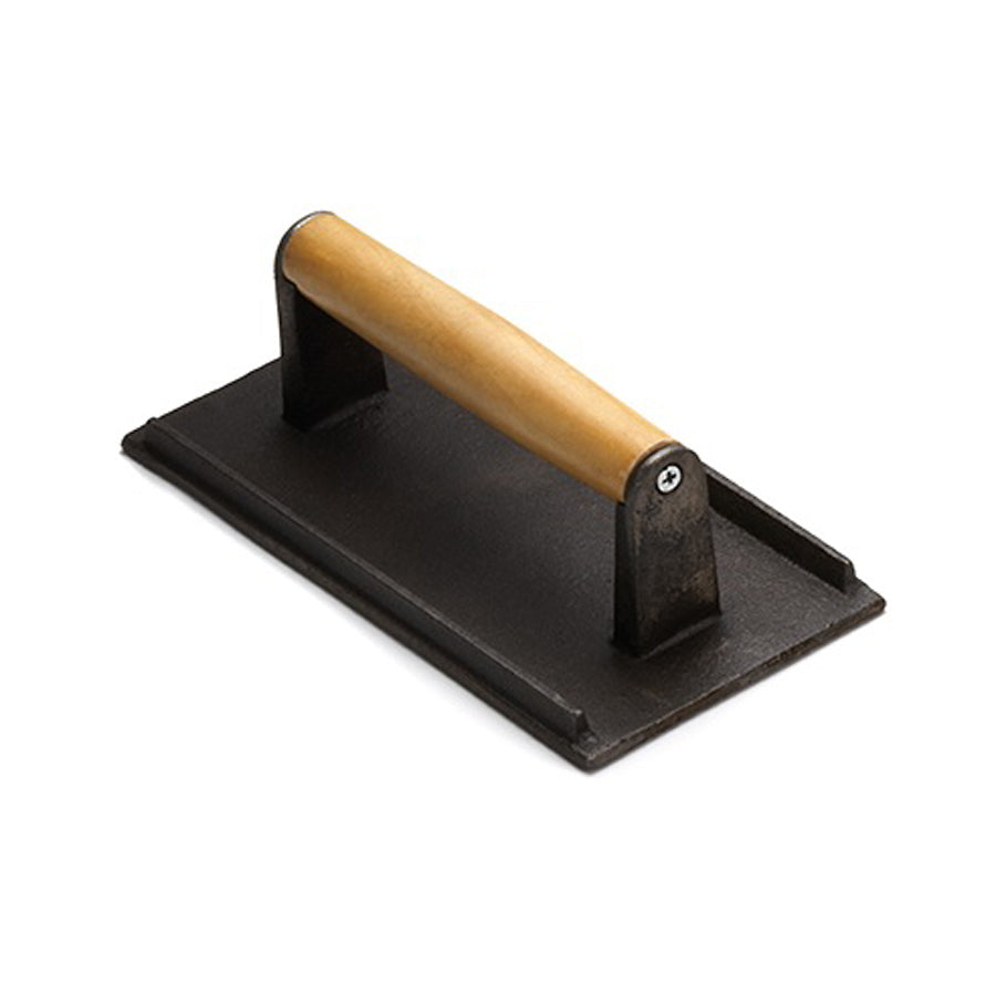 STEAK WEIGHT IRON 8.25" X 4.25"