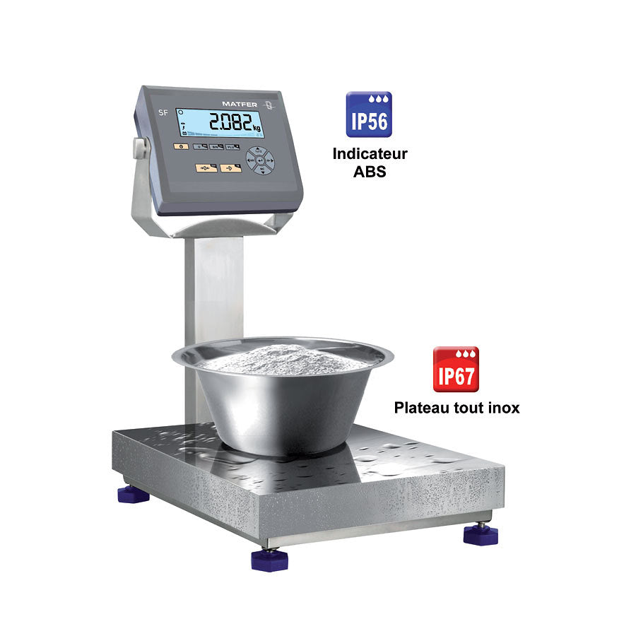 ST/ST SCALE W/COLUMN-60KG/2G NR x2