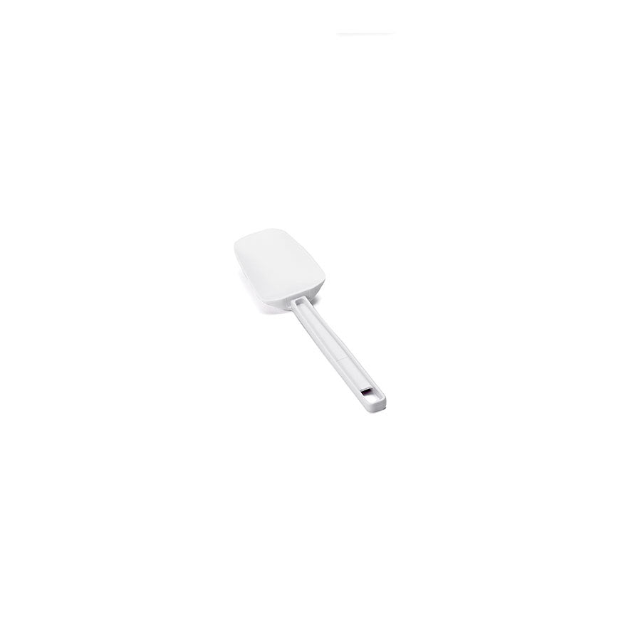 RUBBER SPOON PLASTIC HANDLE 24CM WHITE