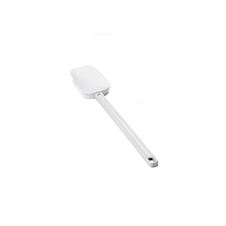 RUBBER SPOON PLASTIC HANDLE 42CM WHITENR