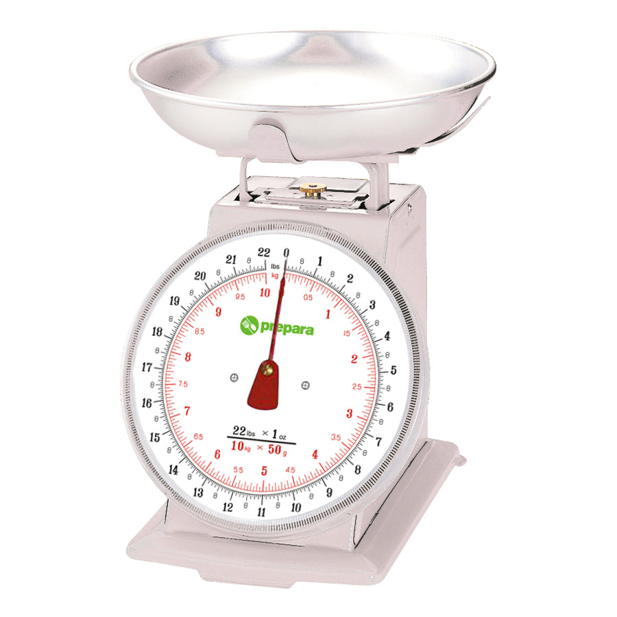 PREPARA SCALES S/S C/W BOWL 10KGX50G WHT