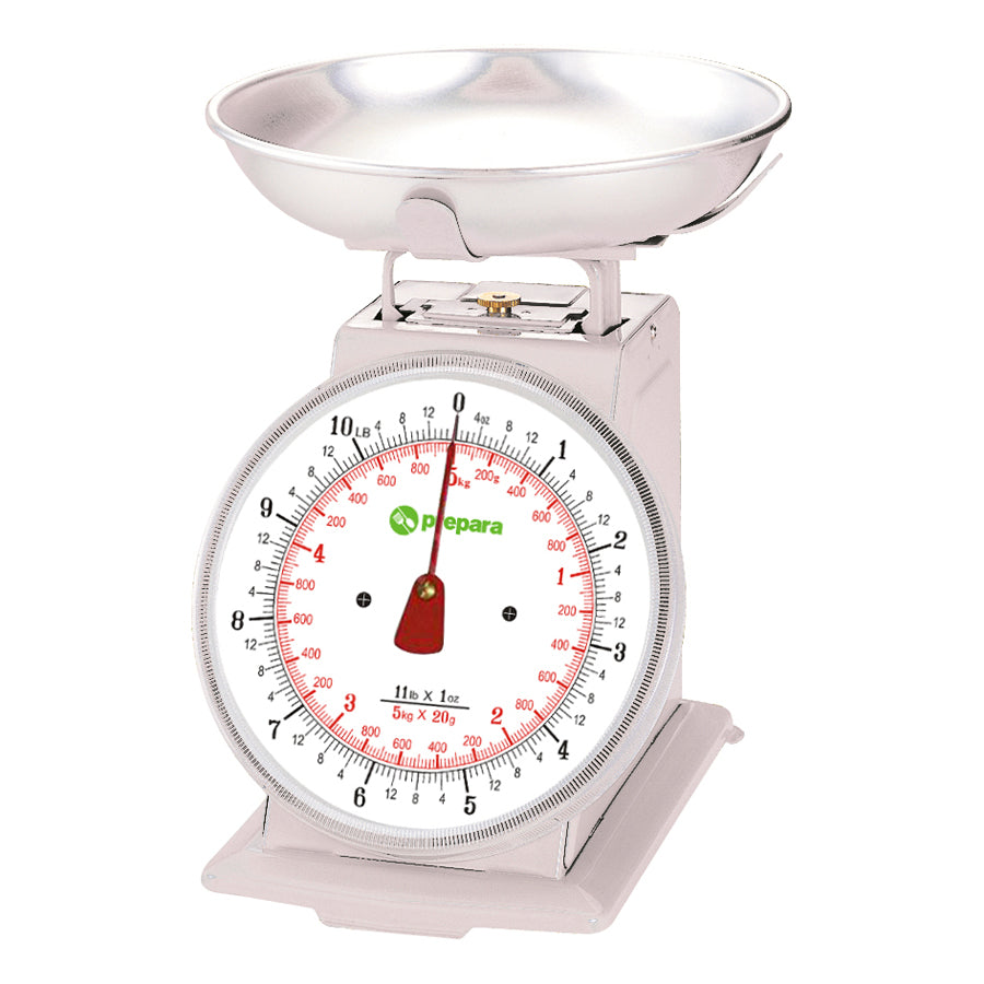 PREPARA SCALES S/S C/W BOWL 5KGX20G WHT