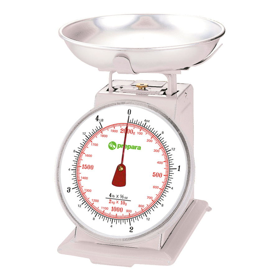 PREPARA SCALES S/S C/W BOWL 2KGX10G WHT