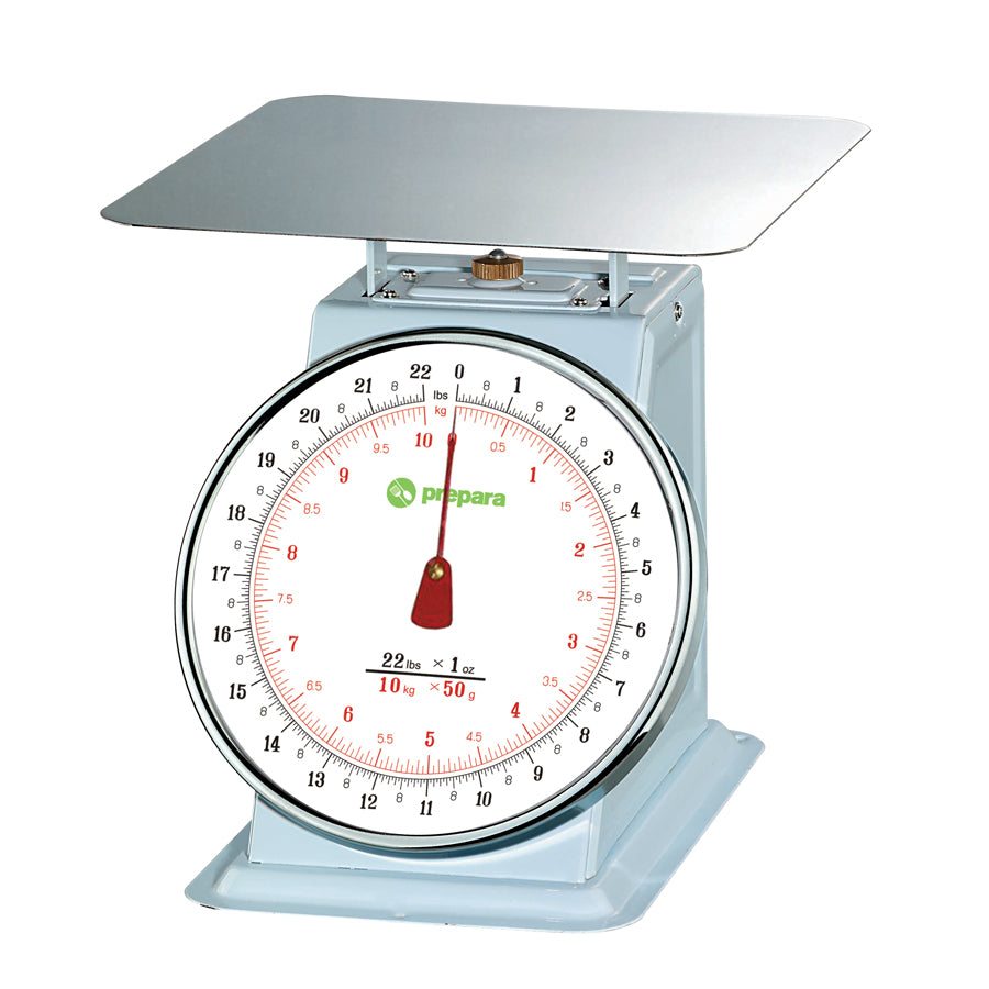 PREPARA SCALES S/S PLATFORM 10KG WHITE