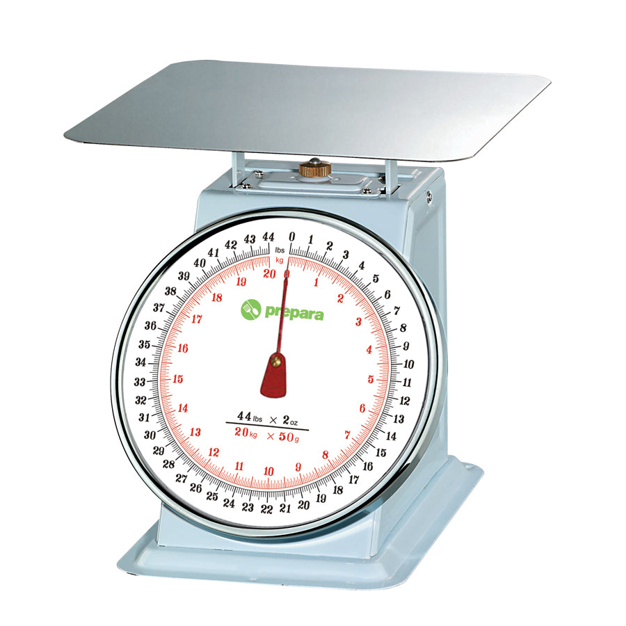 PREPARA SCALES S/S PLATFORM 20KG WHITE