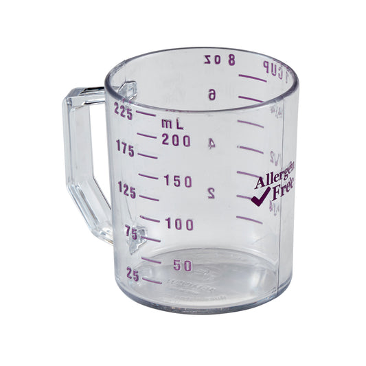 ALLERGEN MEASURE CUP PURPLE 225ML