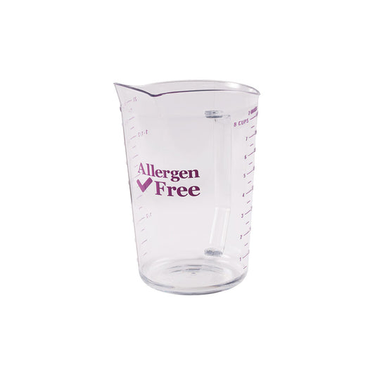 ALLERGEN MEASURE CUP 4QT PURPLE 4L