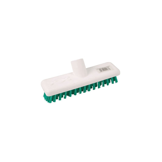 DECK SCRUB HEAD 23CM GREEN ABBEY FIT