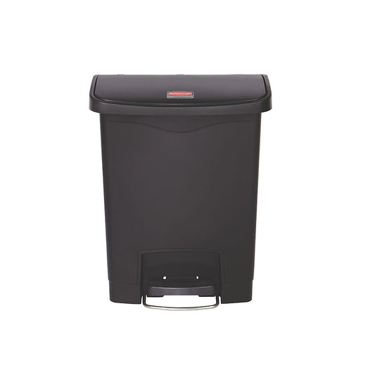SLIM STEP-ON (FRONTSTEP) BIN 30L BLACK