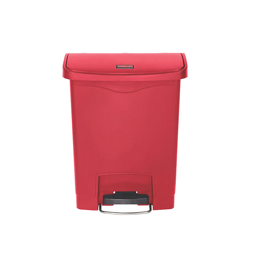 SLIM STEP-ON (FRONTSTEP) BIN 30L RED