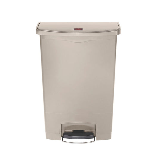 SLIM STEP-ON (FRONTSTEP) BIN 87L BEIGE
