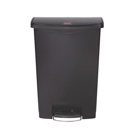 SLIM STEP-ON (FRONTSTEP) BIN 87L BLACK