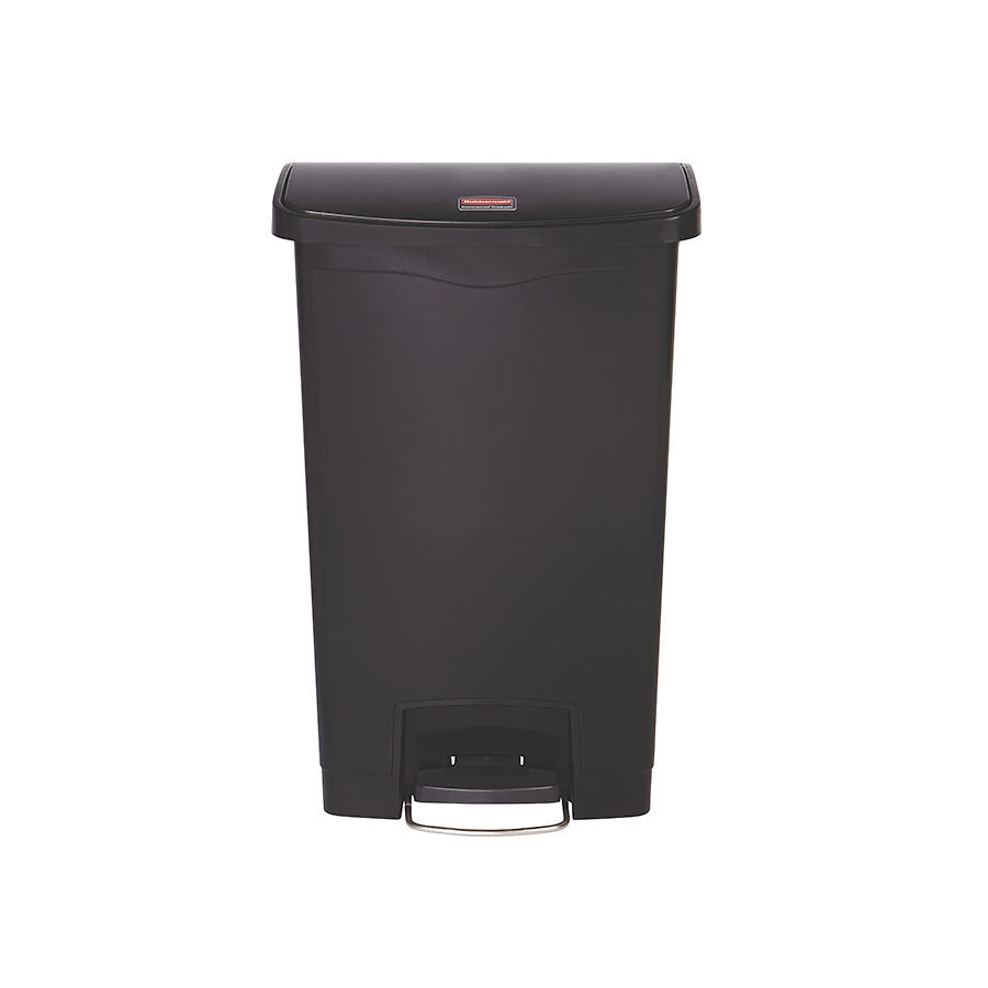 SLIM STEP-ON (FRONTSTEP) BIN 50L BLACK