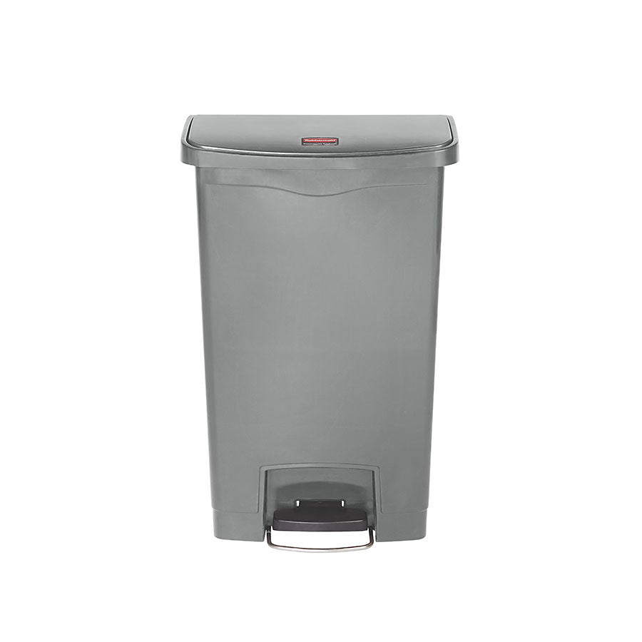 SLIM STEP-ON (FRONTSTEP) BIN 50L GREY