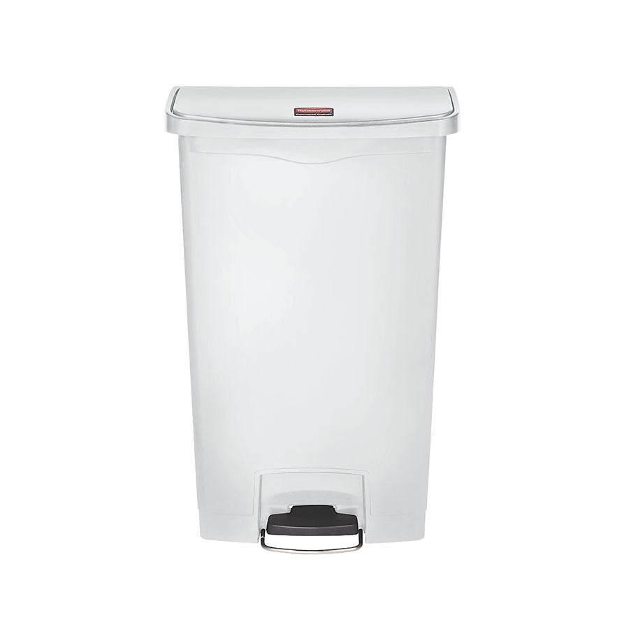 SLIM STEP-ON (FRONTSTEP) BIN 68L WHITE