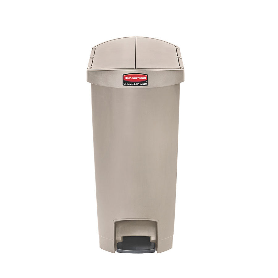 SLIM STEP-ON (ENDSTEP) BIN 50L BEIGE
