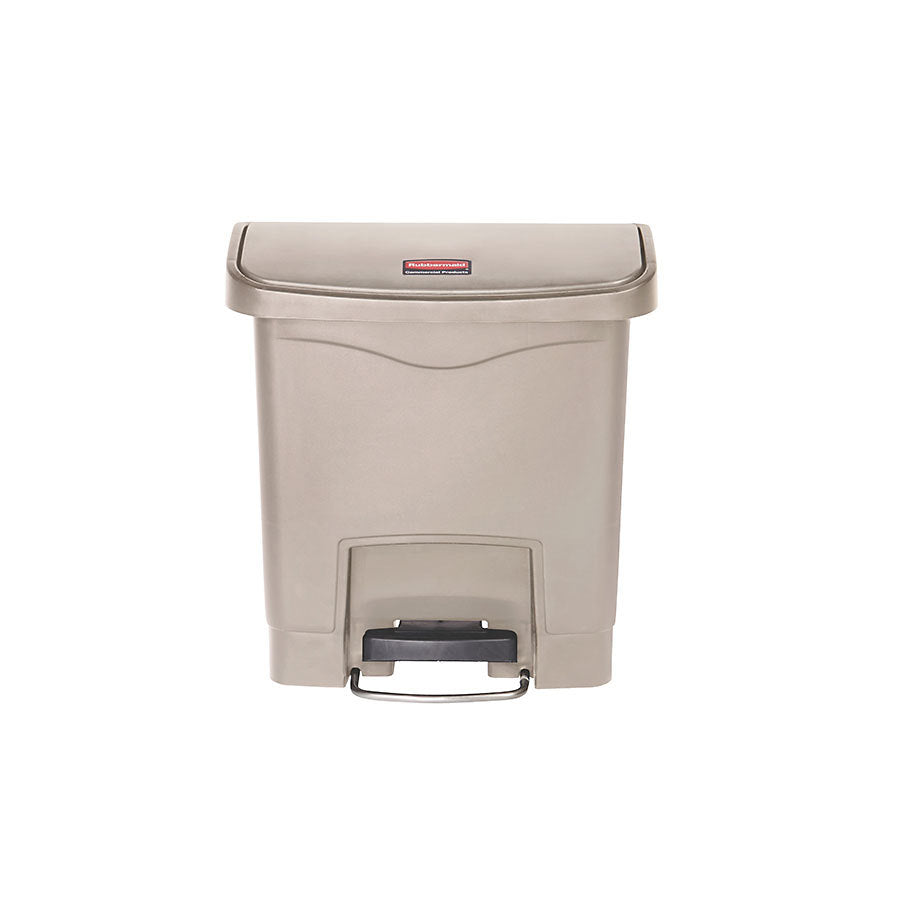 SLIM STEP-ON (FRONTSTEP) BIN 15L BEIGE