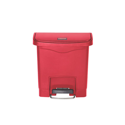 SLIM STEP-ON (FRONTSTEP) BIN 15L RED