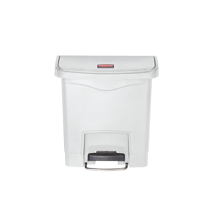 SLIM STEP-ON (FRONTSTEP) BIN 15L WHITE