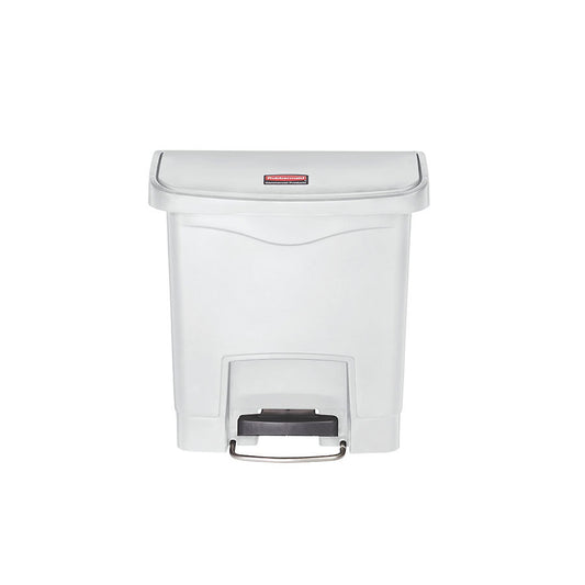 SLIM STEP-ON (FRONTSTEP) BIN 15L WHITE
