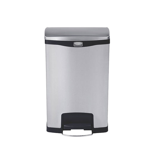 SLIM STEPON BIN F/STEP S/S BLACK TRIM50L