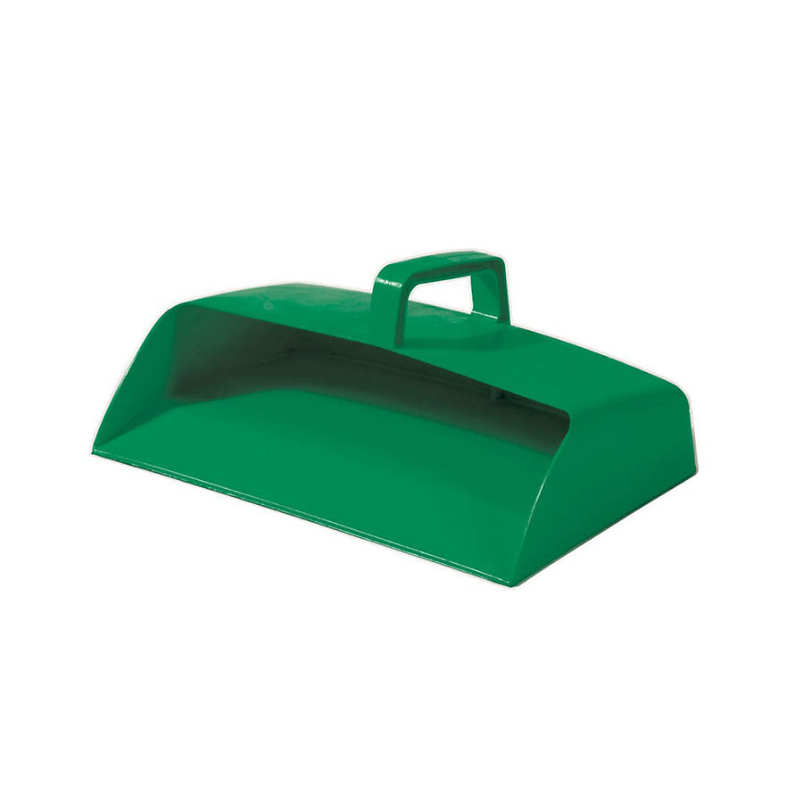 DUST PAN ENCLOSED GREEN