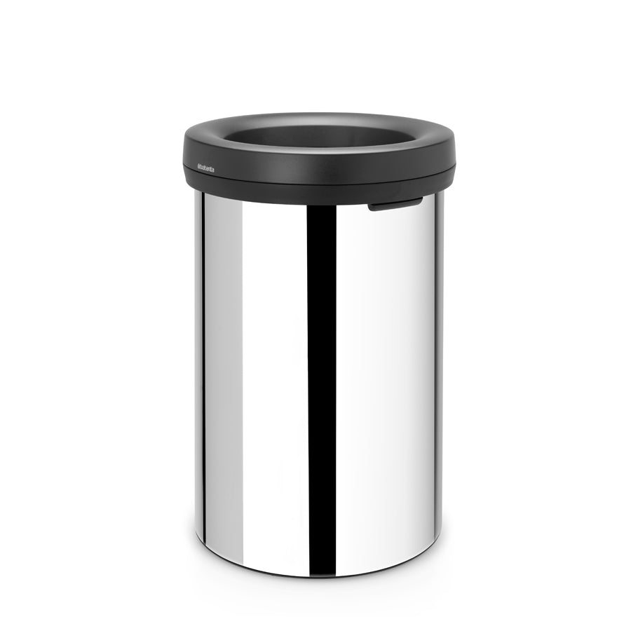OPEN TOP BIN W/LID 60LTR S/S
