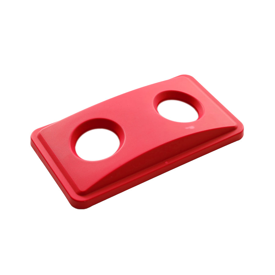 BOTTLE/CAN LID FOR OBLONG SLIM BIN RED