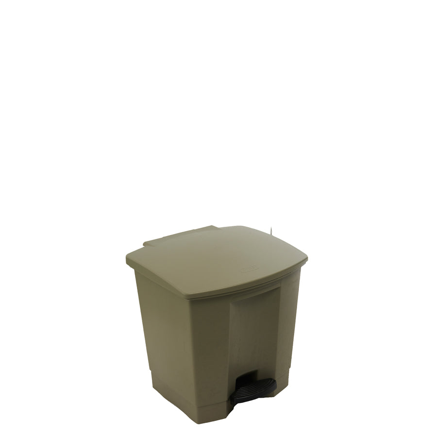 STEP-ON BIN 30L 41.3X40CM BEIGE