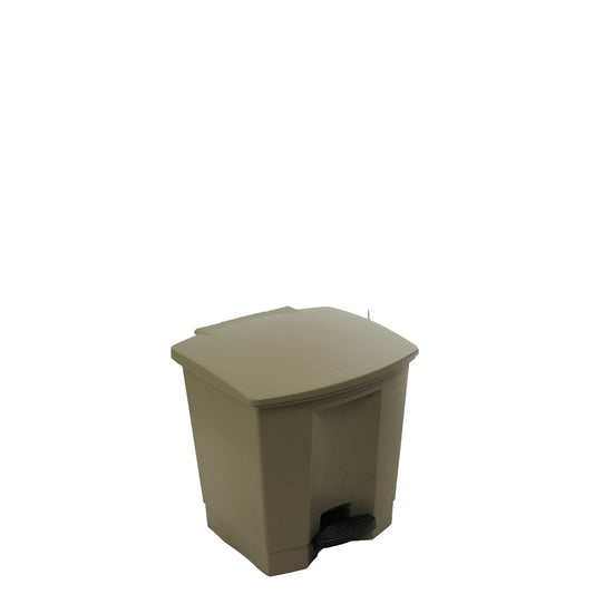STEP-ON BIN 30L 41.3X40CM BEIGE
